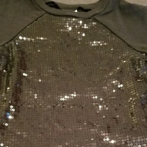 Shirts & Tops - Black Sequined Tunic Top Girls Size 6 Shirts & Tops - Black Sequined Tunic Top Girls Size 6